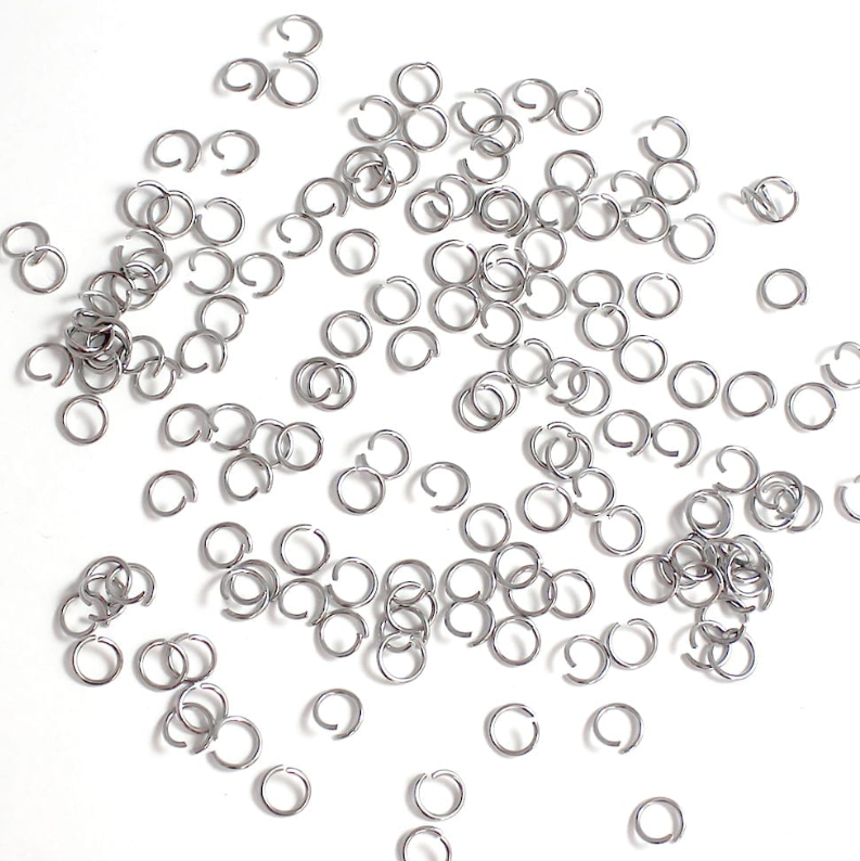 8mm Jump Rings Stainless Steel