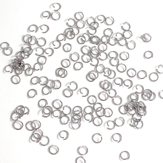 8mm Jump Rings Stainless Steel